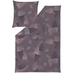 ESTELLA Bettwäsche Nevio 135 x 200 cm Jersey Violett Aubergine