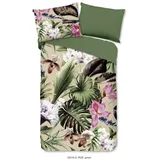 Muller Textil good morning Bettwäsche Bettwäsche-Set Irze; Good Morning, 3 teilig, grün