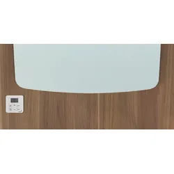Zehnder Design-Elektroheizkörper „Vitalo Spa“ 69 × 180 cm in Champagne