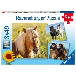 Ravensburger Puzzle »Liebe Pferde. Puzzle 3 x 49 Teile«, Puzzleteile
