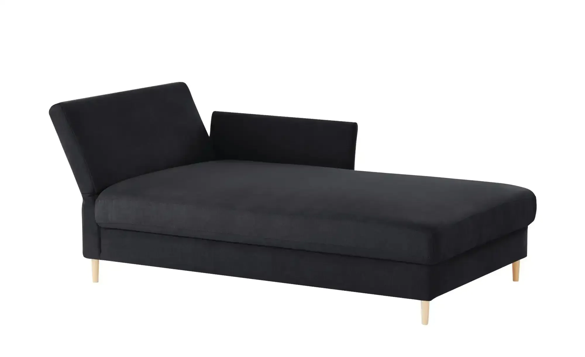 nehl Liege  Easy 110 ¦ schwarz ¦ Maße (cm): B: 220 H: 80 T: 116.0