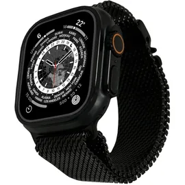 Apple Watch Ultra 3 GPS + Cellular 49 mm Titangehäuse Schwarz Milanese Loop Schwarz S