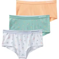 Buffalo Panty BUFFALO, Mädchen, Gr. 122/128, 3 Stk., weiß