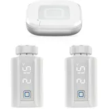 Homematic IP Set Evo mit 1x Access Point, 2x Heizkörperthermostat – Evo, weiß