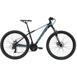 Bikestar Mountainbike BIKESTAR Fahrräder Gr. 41cm, 27,5 Zoll (69,85cm), schwarz für Damen und Herren, Kettenschaltung