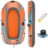 BESTWAY Schlauchboot Mit Paddeln Und Luftpumpe 196x106 cm - Multicolor - One Size