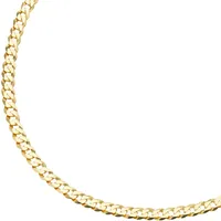 Kette ohne Anhänger FIRETTI "Schmuck Geschenk Silber 925 Halsschmuck Halskette Panzerkette" Gr. 45, gold (gelbgoldfarben), Halsketten, Damen, 45, Silber 925 (Sterlingsilber), B: 4,9mm, B:4,9mm