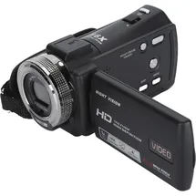 Fockety Videokamera 1080P 30 MP Schwarz