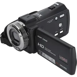 Fockety Videokamera 1080P 30 MP Schwarz