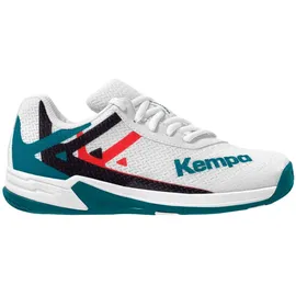 Kempa Wing 2.0 Jr in weiß/rot/schwarz weiß/rot/schwarz
