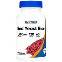 Nutricost Red Yeast Rice Capsules 1200 mg (120 Kapseln)