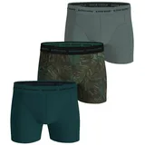 Björn Borg Boxershorts Cotton Stretch Grün L 3er Pack
