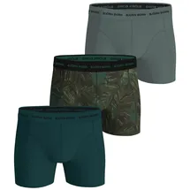 Björn Borg Boxershorts Cotton Stretch Grün L 3er Pack