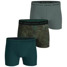 Björn Borg Boxershorts Cotton Stretch Grün L 3er Pack