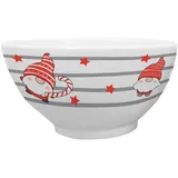 Geda Labels Müslischale Wichtel Streifen in Weiß | 500ml | Gr.: onesize