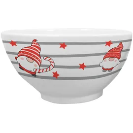 Geda Labels Müslischale Wichtel Streifen in Weiß | 500ml | Gr.: onesize