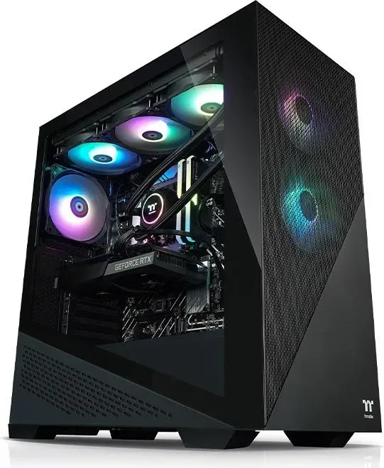 Thermaltake Tt Hyperion bk V2 Gamer-PC  i7 32 N W11H  PC-000028-DE (Intel Core i5-13600KF, 32 GB, 1000 GB, SSD, GeForce RTX 4070 Ti), PC, Schwarz