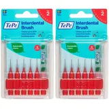 Tepe Interdentalbürste 0,5mm rot 2x 2x6 St Zahnbürste