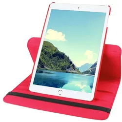 Schutzhülle für iPad Mini 1/2/3 Tablet Hülle Schutz Tasche Case Cover Rot 360 Grad drehbar Rotation Bumper