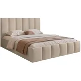 Selsey Polsterbett, Beige, Textil, 2-Sitzer, 140x200 cm, Schlafzimmer, Betten, Polsterbetten