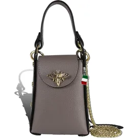 Drachenleder Florence Umhängetasche Leder Braun/Taupe