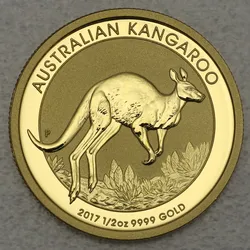 Goldmünze 1/2oz Känguru 2017 (Australien)