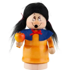 Christian Ulbricht Räuchermann Miniwichtel Schneewittchen 13 cm orange