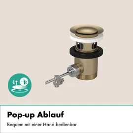 Hansgrohe Vivenis Einhebel-Bidetmischer Brushed Bronze 75200140