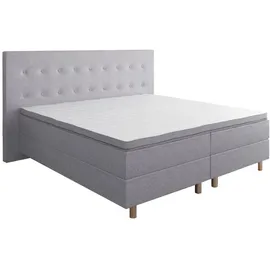 4mybaby GmbH Best For You Boxspringbett Neo 140x200 Silber, - Silber