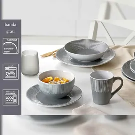 Ritzenhoff & Breker Banda Frühstücks-Set 18-tlg. grau