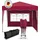 Kronenburg Handel Kronenburg Faltpavillon 3 x 3 m inkl. 2 Seitenteile Rot