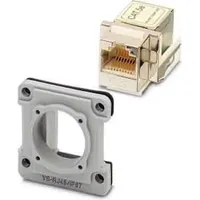 Phoenix Contact 1689488 Anbaurahmen VS-08-A-RJ45/MOD-1-IP67-SET-BU VS08ARJ45MOD1IP67SETBU - 5 Stück