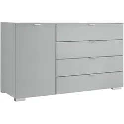 Kombikommode STAUD "Includo, Made in Germany", blau (saphir), B:120cm H:77cm T:40cm, Sideboards