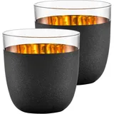 Eisch Becher 0,39 l Schwarz 2 St.