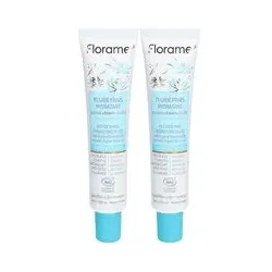 Florame Fluide frais hydratant BIO nénuphar Émulsion 2x40 ml