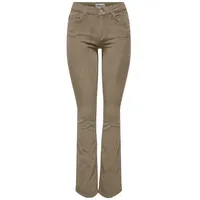 Only Flared Cordhose aus Baumwoll-Mix Modell 'MARY', Taupe, 36/32