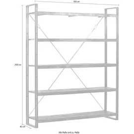 GUTMANN FACTORY "Titan", 160x200x40 cm, antikbraun