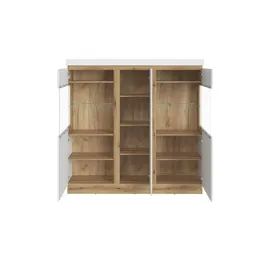 Möbel Kraft Highboard 167 x 164 cm Weiß