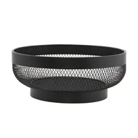 JUSTINUS Brot-/Obstkorb LifeStyle Metall Schwarz