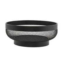JUSTINUS Brot-/Obstkorb LifeStyle Metall Schwarz