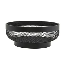 JUSTINUS Brot-/Obstkorb LifeStyle Metall Schwarz