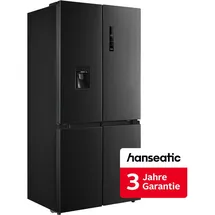 Hanseatic HCD18983CWDBI Multi Door (513 l, 1898 mm hoch, Schwarz)
