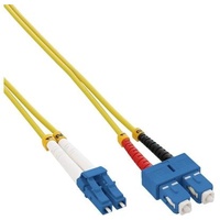 InLine LWL Duplex Kabel, LC/SC, 9/125μm, OS2, 7,5m