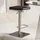 FineBuy Barhocker FineBuy Tresenhocker Schwarz Kunstleder Edelstahl Barstuhl Modern