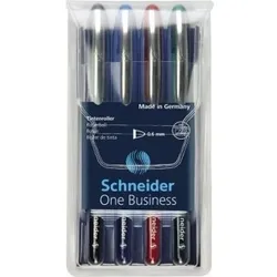Tintenroller One Business 0,6mm sortiert 4er-Pack
