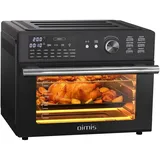 oimis Heißluftfritteuse xxl 1800W schwarz