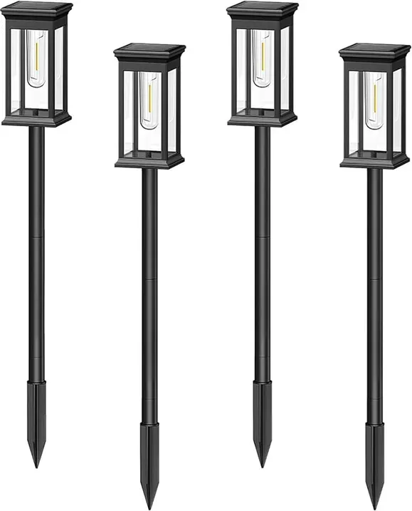 VIVREAL Transparenter Wolframfaden-Stecker mit Erdleiter (quadratischer Typ), 4er-Pack, SZ-22002, NeuJahr-Sale, Top-Geschenkideen