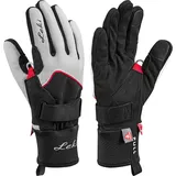 Leki Damen Handschuhe HS Nordic Thermo Shark Lady, weiss-schw.-rot, 8