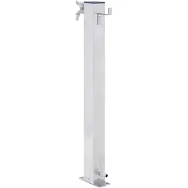 vidaXL Wassersäule 40 cm Edelstahl silber