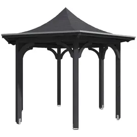 SKANHOLZ Versailles 4,18 x 3,60 m Schiefergrau